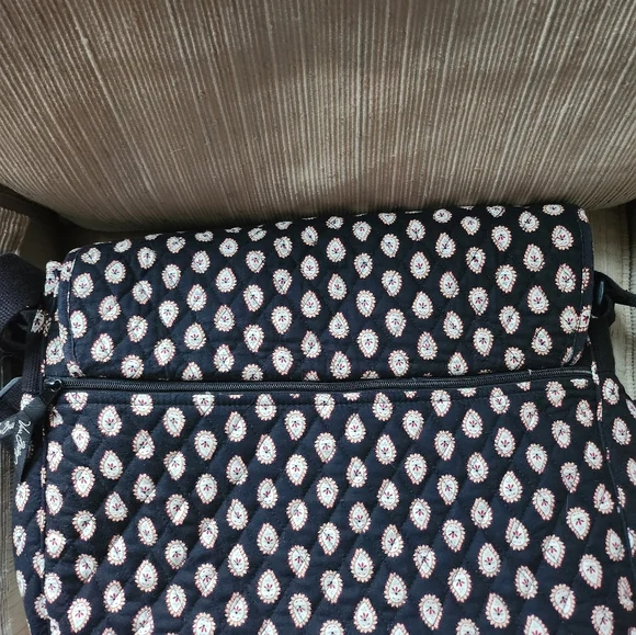 Vintage Vera Bradley Paisley Messenger/Computer Bag - Picture 2 of 6